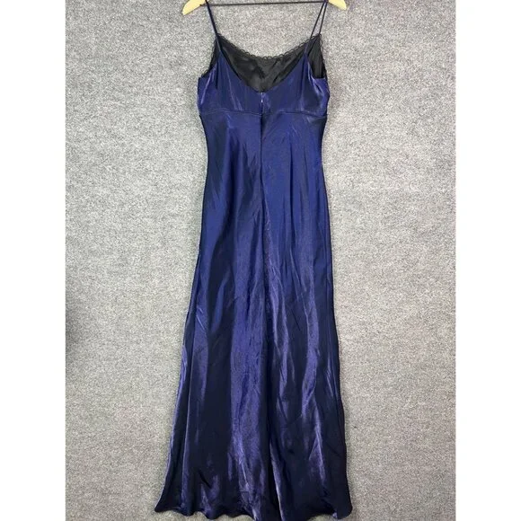 Vintage Y2K Jessica Mcclintock‎ Gunne Sax USA MADE Purple Maxi Dress lace M